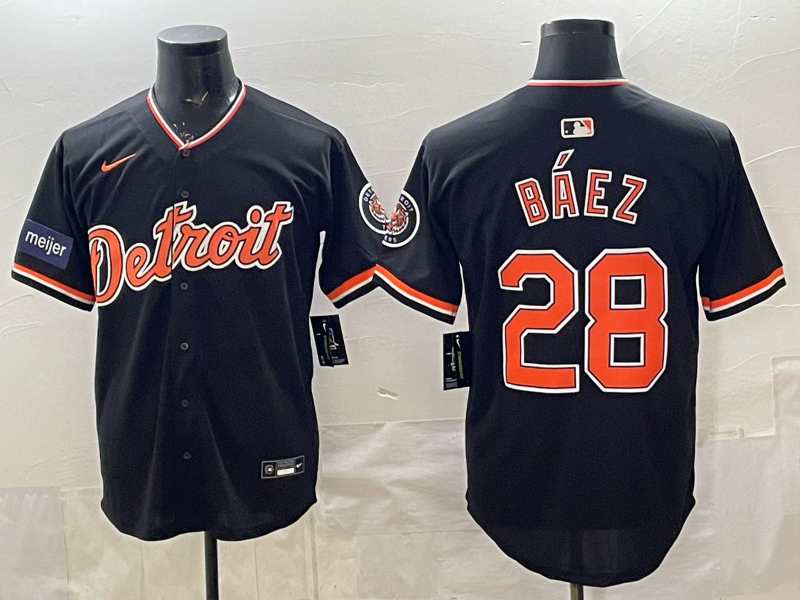 Men Detroit Tigers #28 Daez black Nike 2026 MLB Jersey 0402004->->MLB Jersey